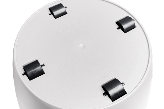brussels rond wielen 40cm wit